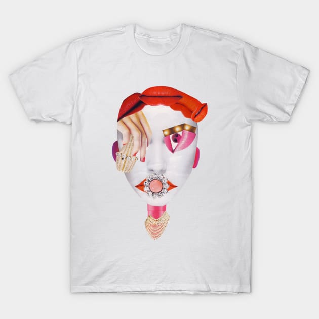 Crazy Portrait T-Shirt by Luca Mainini